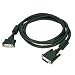 2 Meter DVI-I Male to Female Extension Cable, Black