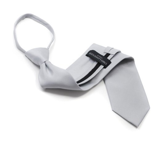 Stylish Plain Zipper Tie