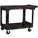 Rubbermaid #4525-88-BLA FLT Shelf Utility Cart