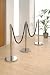 Alba Rope Stand Economy Chrome For Use With Alba Rope And Hook Set Weight 9kg