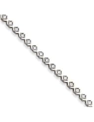 14k White Gold AA Diamond tennis bracelet