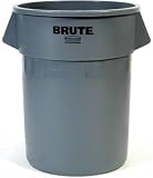 55 GAL GRY Trash Can
