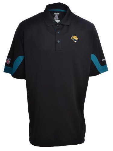 Jacksonville Jaguars Reebok Official NFL Polo Shirt XL - Sideline Jersey -1196A236