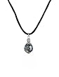 Necklace - N126 - Genuine Abalone Shell Inlay - Round Ball (1/2" Diameter)