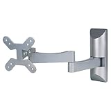 Wandhalterung für LCD PLASMA TFT TV MONITOR | neigbar und schwenkbar | kompatibel bis VESA 100x100 | PQ-WM-010