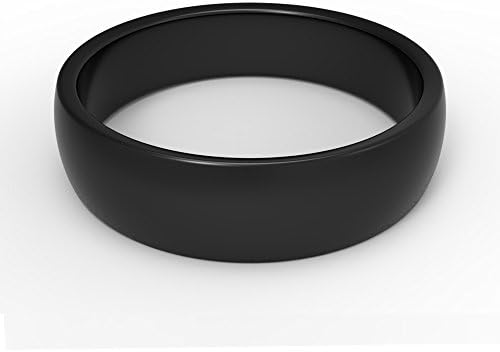 Silicone Wedding Ring For Men By North Action, Comfortable Fit, Anti-scratch, Non-conductive Wedding bands for Men, Fit Band - Ideal for Athletes, Craftsmen, Electricians. Non-Allergenic Medical Grade