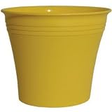 RUSH CREEK DESIGNS INC PIM2021014312 PLASTIC PLANTER YELLOW 5.5