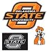 NCAA Oklahoma State Cowboys - 23 College Wall Decor Stickers / Decals
