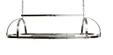 Advantage Components SPR1001 Adjustable Oval Pot Rack, Stainless Steel