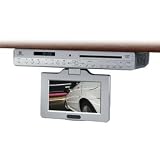 AUDIOVOX VE727 7inch LCD DROP-DOWN TV WITH BUILT-IN DVD PLAYER and CLOCK RADIO by Audiovox
