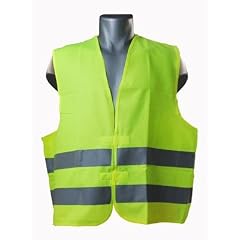 Warnschutzweste, Warnweste, Pannenweste, Farbe: leuchtgelb, Gr��e: universal