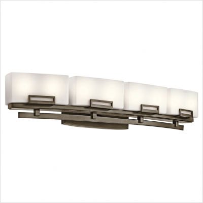 Kichler Lighting 45227SWZ Leeds Eight Light Bath Vanity, Shadow Bronze Finish with White Opal Etched Glass 31pSfIWwQVL Kichler Lighting 45227SWZ Leeds Eight Light Bath Vanity, Shadow Bronze Finish with White Opal Etched Glass