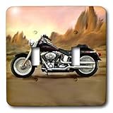 Light Switch Cover Picturing Picturing Harley Davidson Motorcycle - double toggle switch