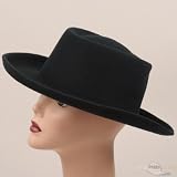 Ladies Gambler Felt Hat-Navy by E4hats