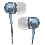 Coby Jammerz Platinum High-Performance Isolation Stereo Earphones CVEM79BLU (Blue)