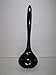 Black Melamine Ladle 10 1/2 Inches Holds 1/3 Cup