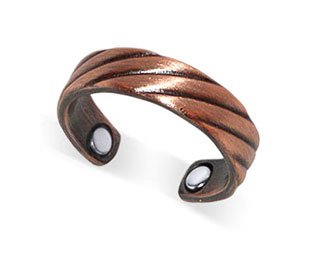 JRM19 Copper Magnetic Band Fits Ring Size 7 & 