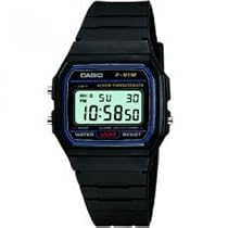 Casio  F-91W-1XY  Mens Resin Digital Watch