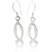 Sterling Silver Christian Fish Symbol Dangle Hook Earrings