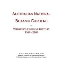 Australian National Botanic Gardens: Webster's Timeline History, 1949 - 2005