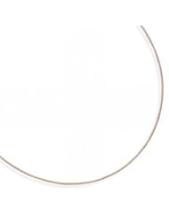 MMA Silver - 16 inch 22 karat Gold Plated Sterling Silver Diamond Cut Omega