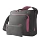 Belkin F8N077-SGF-DL 17-Inch Energy Collection Messenger Bag (Gray/Flamingo Pink)