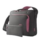 SAVE $35.04 - Belkin F8N077-SGF-DL 17-Inch Energy Collection Messenger Bag (Gray/Flamingo Pink) $19.95