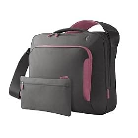 Belkin F8N077-SGF-DL 17-Inch Energy Collection Messenger Bag (Gray/Flamingo Pink)
