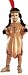 CHILD or TODDLER Indian Girl Costume with Wig - Yarn Baby Costume (Shoes not included)