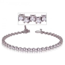 Modern Diamond Tennis Bracelet
