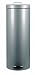 Brabantia Pedal Bin, 20litre Slimline, Metal Bucket, Metalic Grey