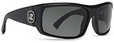 Von Zipper Kickstand Sunglasses - Black Satin / Grey Polarized