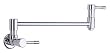 Danze Melrose Wall Mount Pot Filler Chrome D205314