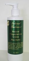 Progesterone (Bio-Identical) Creme Plus Herbs - Fragrance Free/Unscented 8 oz. Pump Bottle
