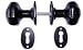 Black Cast Iron Octagonal Door Knob