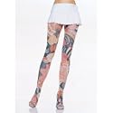 Opaque Multicolor Bohemian Prints Tights