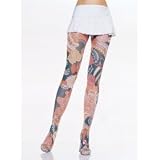 Opaque Multicolor Bohemian Prints Tights