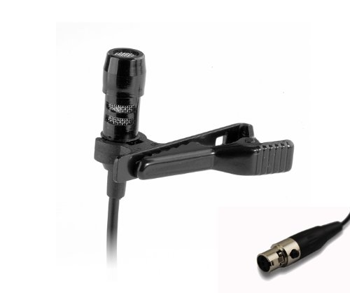 Pro Lavalier Lapel Microphone JK MIC-J 016 for Shure Wireless Transmitter - Noise Cancelling Condenser Mic