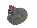 Hand Painted Paper Mache Cat Box