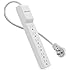 Belkin 6-Outlet Commercial Surge Protector with 8-Foot Cord and Rotating Plug, BE106000-08R