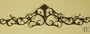 37" Wrought Iron Scroll Wall Grille Grill Tuscan Swag