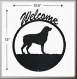 Rottweiler Welcome Sign