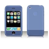 Apple iPhone Silicon Skin Trans. Dark Blue