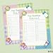 24 pc~ Baby Shower Game ~ Baby Necessities from A to Z