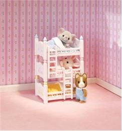 Calico Critters Triple Baby Bunk Beds