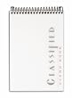 Tops Docket Gold Spiral Steno Book, Gregg Rule, 6 x 9 Inches, White, 100 Sheets per Pad (99708)