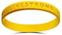 Official Live Strong Lance Armstrong Yellow Cancer LiveSTRONG Rubber Wristband Bracelet YOUTH size