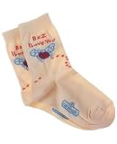 R: Cake Walk Cream *Bzz I Love You* Socks 27/30