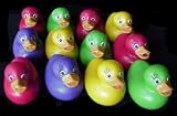 One Dozen (12) Rubber Ducky Pencil Toppers, Party Favors