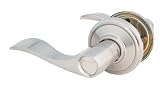 Sterling Plus GLF10SAQLH-619 Aqua Passage Door Lever, Left Hand, Satin Nickel